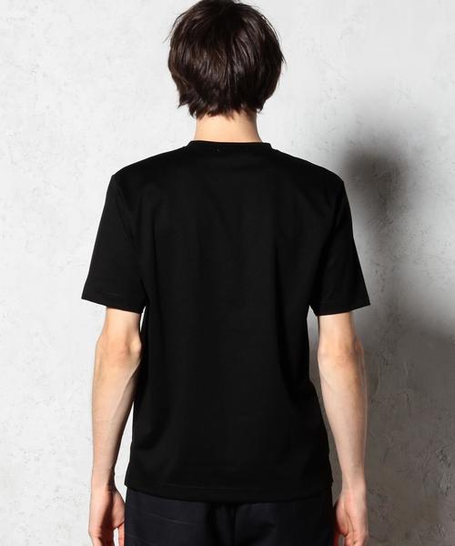 green label relaxing（グリーンレーベルリラクシング）の「HI/G PONTE ポケット BIG-Tシャツ S/S◆（Tシャツ/カットソー・メンズ・ホワイト/グレー/ネイビー/オフホワイト/ブラック/ロイヤルブルー/ダークグレー・MEDIUM/SMALL/LARGE）」の21枚目の写真