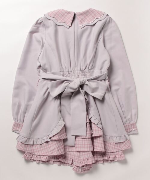 Ank Rouge（アンクルージュ）の「スカラップ衿チェック