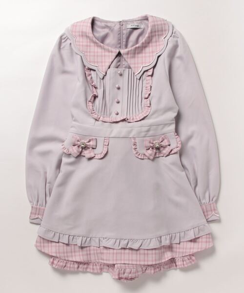 Ank Rouge（アンクルージュ）の「スカラップ衿チェック