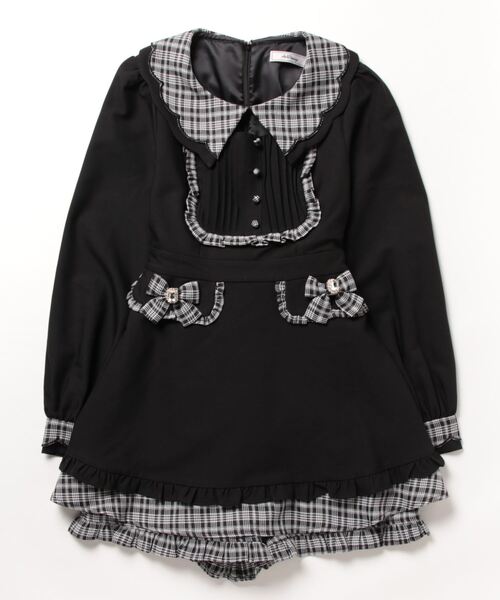 Ank Rouge（アンクルージュ）の「スカラップ衿チェック