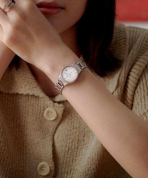 箱付き hikariコレクション xC クロスシー 夕日 さくらピンク CITIZEN - 箱付き hikariコレクション xC クロスシー 夕日 さくら