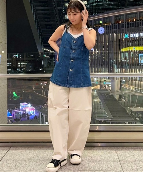 Lee（リー）の「Lee/リー【EC・直営店別注】DENIMビスチェ