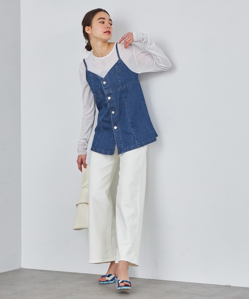 Lee(リー)の「Lee/リー【EC・直営店別注】DENIMビスチェ キャミソール(キャミソール・レディース・ブルー/インディゴブルー/ライトインディゴブルー・FREE)」の17枚目の写真