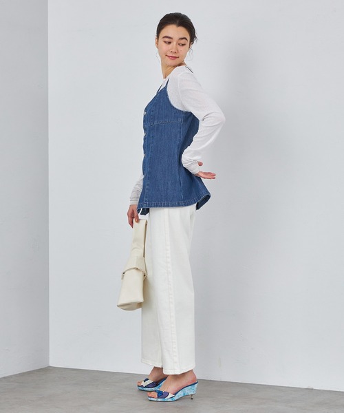 Lee(リー)の「Lee/リー【EC・直営店別注】DENIMビスチェ キャミソール(キャミソール・レディース・ブルー/インディゴブルー/ライトインディゴブルー・FREE)」の15枚目の写真