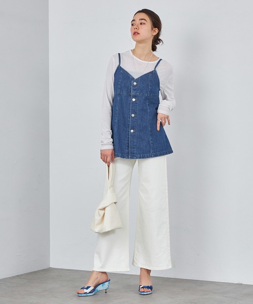 Lee(リー)の「Lee/リー【EC・直営店別注】DENIMビスチェ キャミソール(キャミソール・レディース・ブルー/インディゴブルー/ライトインディゴブルー・FREE)」の16枚目の写真