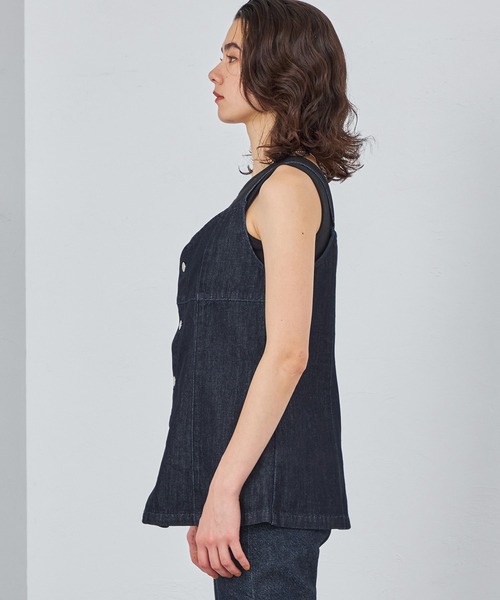 Lee(リー)の「Lee/リー【EC・直営店別注】DENIMビスチェ キャミソール(キャミソール・レディース・ブルー/インディゴブルー/ライトインディゴブルー・FREE)」の10枚目の写真