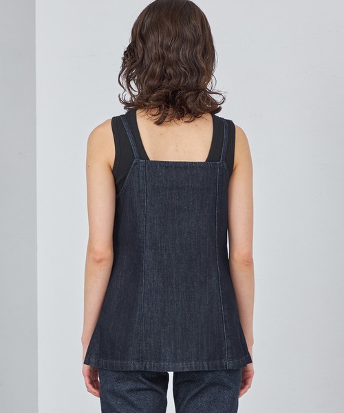 Lee(リー)の「Lee/リー【EC・直営店別注】DENIMビスチェ キャミソール(キャミソール・レディース・ブルー/インディゴブルー/ライトインディゴブルー・FREE)」の11枚目の写真