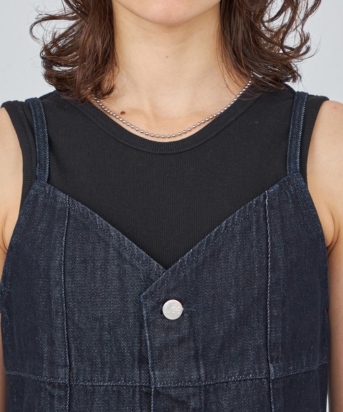 Lee(リー)の「Lee/リー【EC・直営店別注】DENIMビスチェ キャミソール(キャミソール・レディース・ブルー/インディゴブルー/ライトインディゴブルー・FREE)」の12枚目の写真