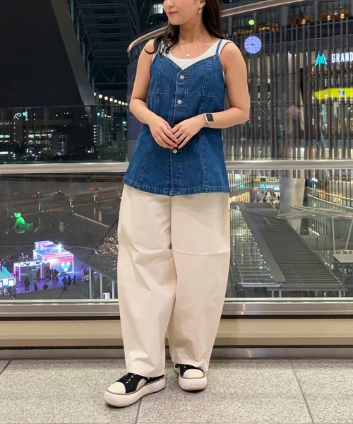 Lee(リー)の「Lee/リー【EC・直営店別注】DENIMビスチェ キャミソール(キャミソール・レディース・ブルー/インディゴブルー/ライトインディゴブルー・FREE)」の19枚目の写真