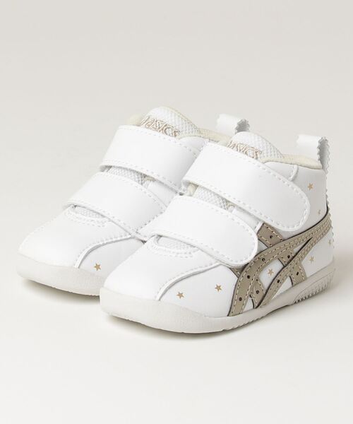 ASICS(アシックス)の「ASICS / アミュレファースト SL(11.5~13.5cm)(その他シューズ・キッズ・ホワイト/ゴールド・13.5/13/12.5/12/11.5)」の2枚目の写真