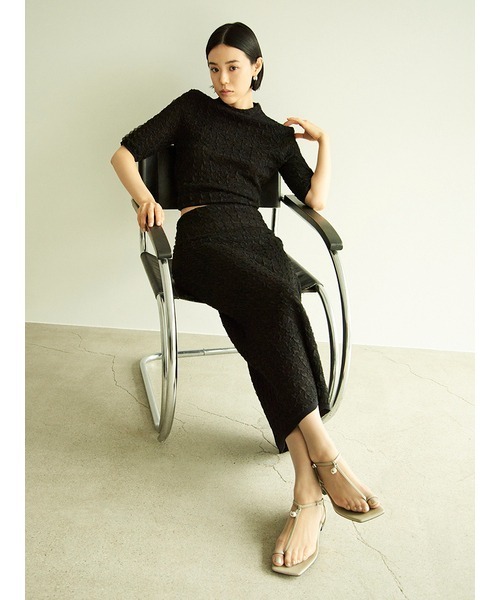 MIESROHE(ミースロエ)の「BALL FLAT SANDAL【サンダル】(サンダル・レディース・ホワイト/ライトグレー/ブラック・38/37/36)」の3枚目の写真