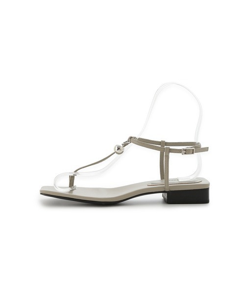 MIESROHE(ミースロエ)の「BALL FLAT SANDAL【サンダル】(サンダル・レディース・ホワイト/ライトグレー/ブラック・38/37/36)」の7枚目の写真