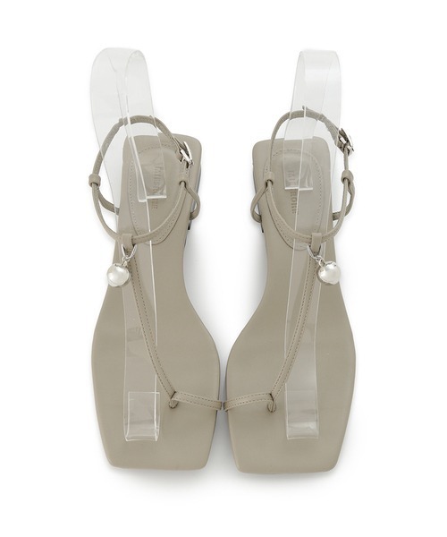 MIESROHE(ミースロエ)の「BALL FLAT SANDAL【サンダル】(サンダル・レディース・ホワイト/ライトグレー/ブラック・38/37/36)」の8枚目の写真