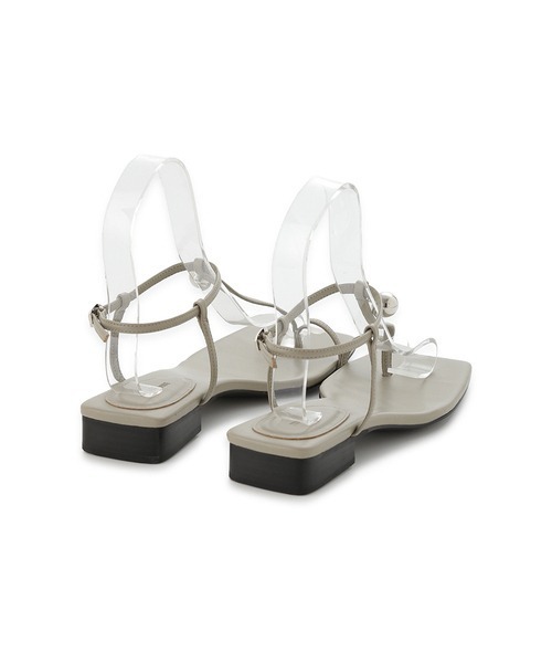 MIESROHE(ミースロエ)の「BALL FLAT SANDAL【サンダル】(サンダル・レディース・ホワイト/ライトグレー/ブラック・38/37/36)」の9枚目の写真