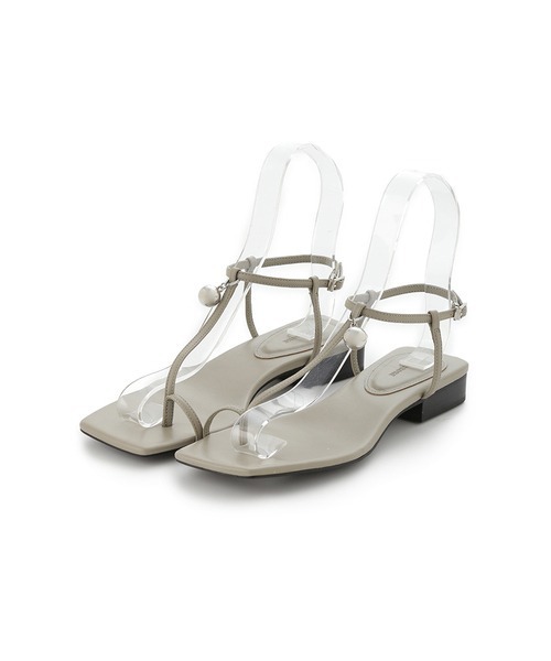 MIESROHE(ミースロエ)の「BALL FLAT SANDAL【サンダル】(サンダル・レディース・ホワイト/ライトグレー/ブラック・38/37/36)」の11枚目の写真