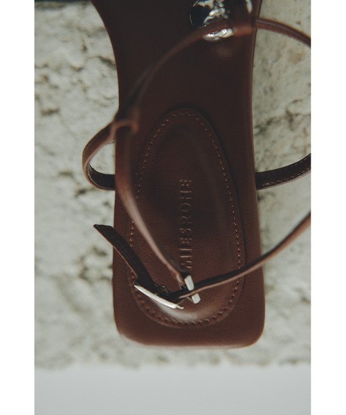 MIESROHE(ミースロエ)の「BALL FLAT SANDAL【サンダル】(サンダル・レディース・ホワイト/ライトグレー/ブラック・38/37/36)」の20枚目の写真