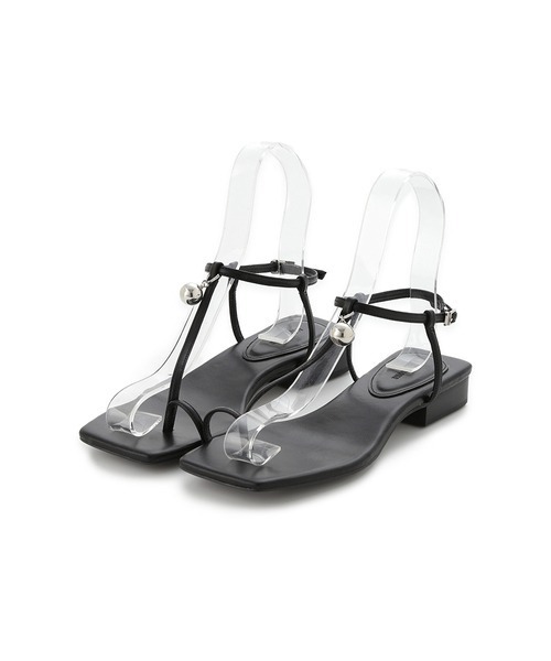 MIESROHE(ミースロエ)の「BALL FLAT SANDAL【サンダル】(サンダル・レディース・ホワイト/ライトグレー/ブラック・38/37/36)」の13枚目の写真