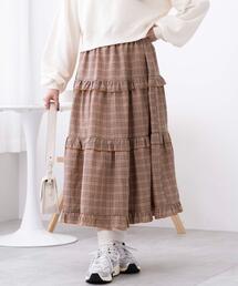 WEGO/フリルティアードボリュームスカート