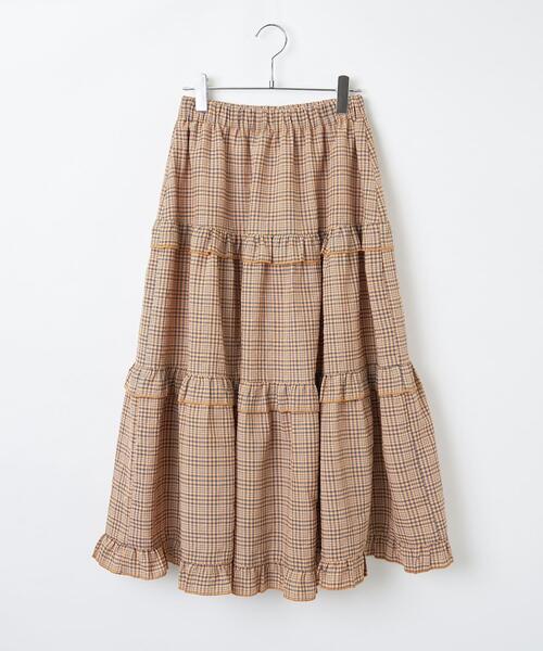 WEGO（ウィゴー）の「WEGO/フリルティアードボリュームスカート（スカート・レディース・グレー系その他2/オレンジ系その他3・FREE）」の17枚目の写真