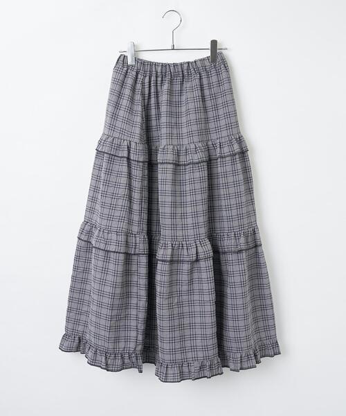 WEGO（ウィゴー）の「WEGO/フリルティアードボリュームスカート（スカート・レディース・グレー系その他2/オレンジ系その他3・FREE）」の15枚目の写真