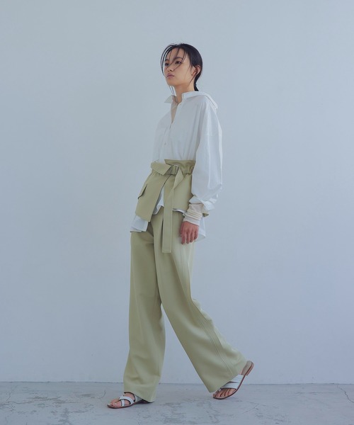 DRESSLAVE（ドレスレイブ）の「asymmetric color over shirt 