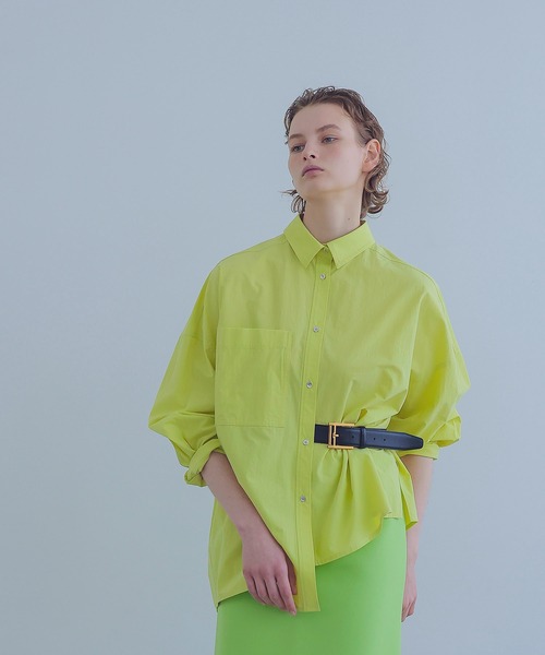 DRESSLAVE（ドレスレイブ）の「asymmetric color over shirt 