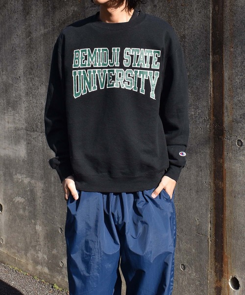 【ヴィンテージ古着】Champion/チャンピオン BEMIDJI STATE UNIVERSITY カレッジスウェット（スウェット）｜Champion（チャンピオン）