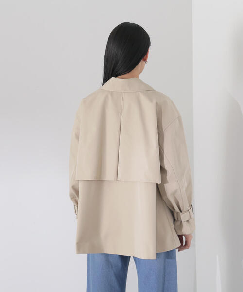 NATURAL BEAUTY BASIC テントラインミディトレンチコート　S NATURAL BEAUTY BASIC（ナチュラルビューティーベーシック）の