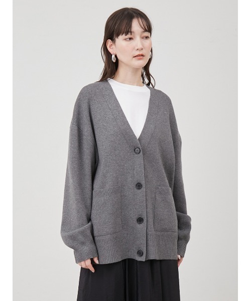Mila Owen（ミラオーウェン）の「ミドル丈ベーシックカーディガン（カーディガン/ボレロ・レディース・アイボリー/ブルー/グレー・FREE）」の19枚目の写真