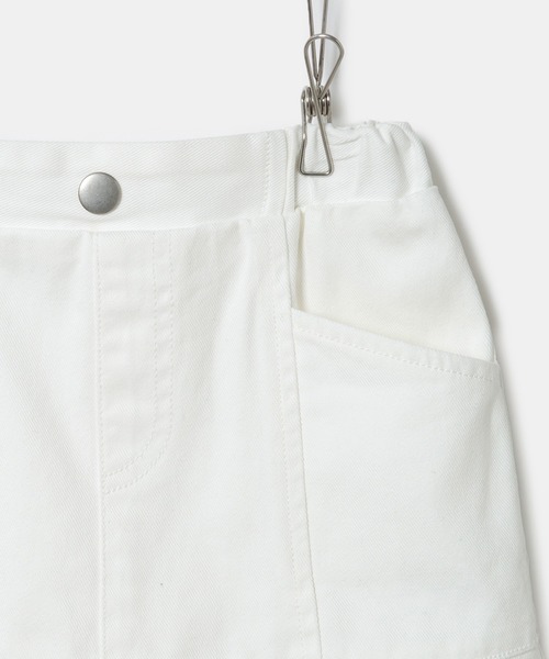 ROPE' PICNIC（ロペピクニック）の「【KIDS】ホワイトデニム切り替えフレアスカート/リンクコーデ（デニムスカート・キッズ・ホワイト・110/120/130/140/150）」の8枚目の写真