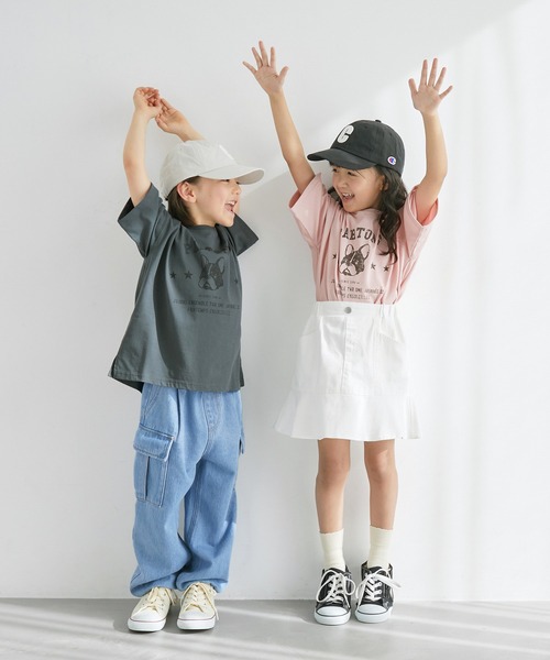 ROPE' PICNIC（ロペピクニック）の「【KIDS】ホワイトデニム切り替えフレアスカート/リンクコーデ（デニムスカート・キッズ・ホワイト・110/120/130/140/150）」の11枚目の写真