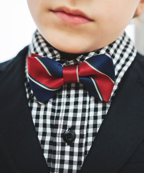 BRANSHES（ブランシェス）の「【フォーマル】蝶ネクタイ（蝶ネクタイ・キッズ・ブルー/ブラック/レッド/ネイビー/グリーン・FREE）」の4枚目の写真
