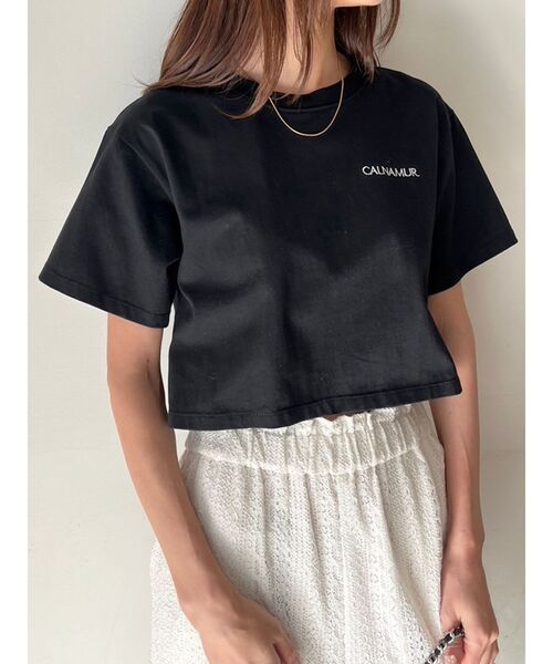 CALNAMUR（カルナムール）の「CALNAMURシンプルロゴTシャツ（Tシャツ/カットソー・レディース・ホワイト/ブラック/その他・FREE）」の12枚目の写真