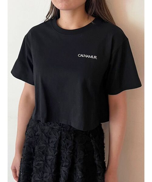 CALNAMUR（カルナムール）の「CALNAMURシンプルロゴTシャツ（Tシャツ/カットソー・レディース・ホワイト/ブラック/その他・FREE）」の9枚目の写真