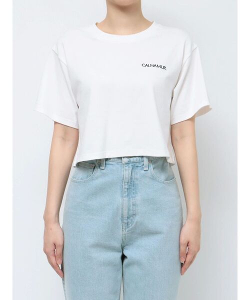 CALNAMUR（カルナムール）の「CALNAMURシンプルロゴTシャツ（Tシャツ/カットソー・レディース・ホワイト/ブラック/その他・FREE）」の16枚目の写真