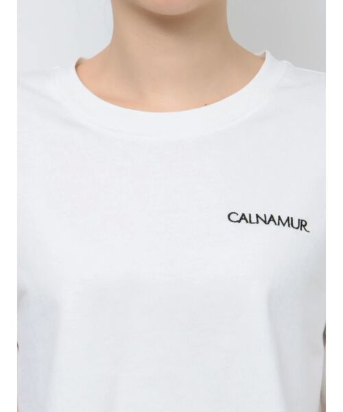 CALNAMUR（カルナムール）の「CALNAMURシンプルロゴTシャツ（Tシャツ/カットソー・レディース・ホワイト/ブラック/その他・FREE）」の20枚目の写真
