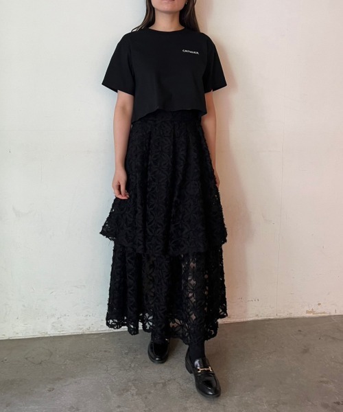 CALNAMUR（カルナムール）の「CALNAMURシンプルロゴTシャツ（Tシャツ/カットソー・レディース・ホワイト/ブラック/その他・FREE）」の21枚目の写真