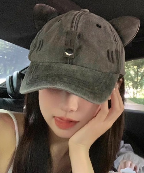 A'GEM/9 × .kom『NOVESSEL/ノベセル』耳付きヴィンテージCAP