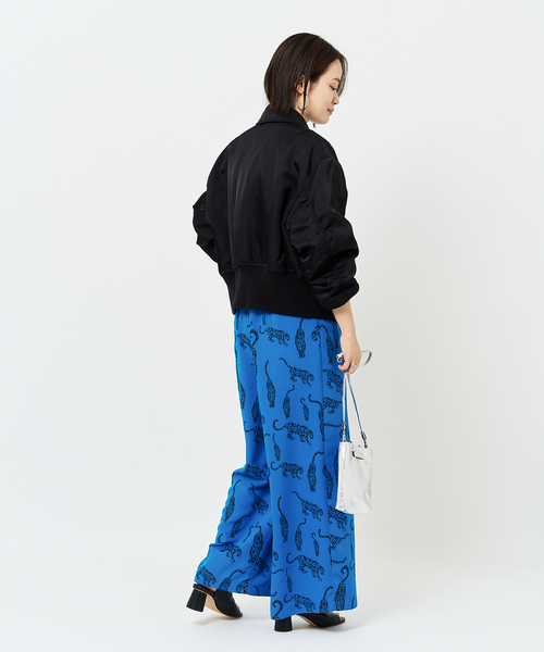 HARDY NOIR(アルディーノアール)の「Leopard Print ワイドパンツ(その他パンツ・レディース・ブルー系その他・FREE)」の5枚目の写真