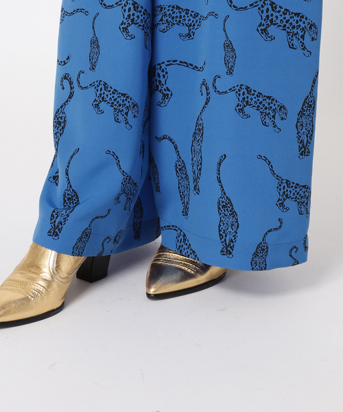 HARDY NOIR(アルディーノアール)の「Leopard Print ワイドパンツ(その他パンツ・レディース・ブルー系その他・FREE)」の21枚目の写真