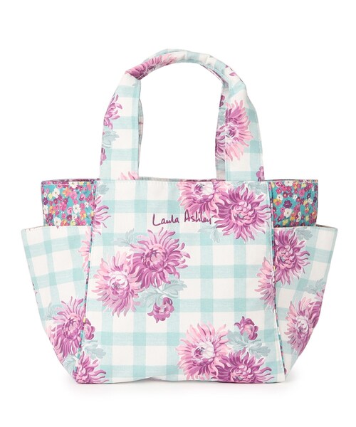 LAURA ASHLEY（ローラアシュレイ）の「【UK本国一推し柄】バーンズフィールド柄 ランチトートバッグ（トートバッグ・レディース・ピンク系5/グリーン系その他2・00）」の9枚目の写真