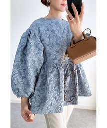 &. NOSTALGIA（アンドドットノスタルジア）の「【ZOZO限定】フラワージャガードブラウス（シャツ/ブラウス）」