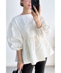 &. NOSTALGIA（アンドドットノスタルジア）の「【ZOZO限定】フラワージャガードブラウス（シャツ/ブラウス）」