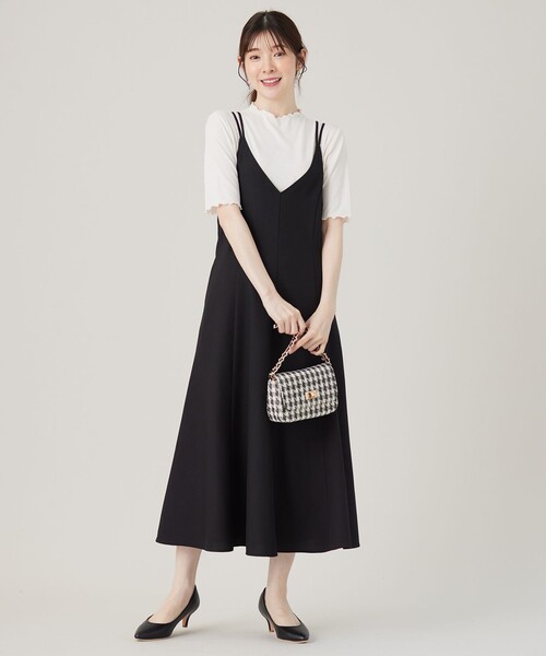 ANY SIS(エニィスィス)の「シアー インナー(Tシャツ/カットソー・レディース・アイボリー系/スカイブルー系/ライトイエロー系/グレー系/ダークグリーン系/ワイン系・4)」の10枚目の写真