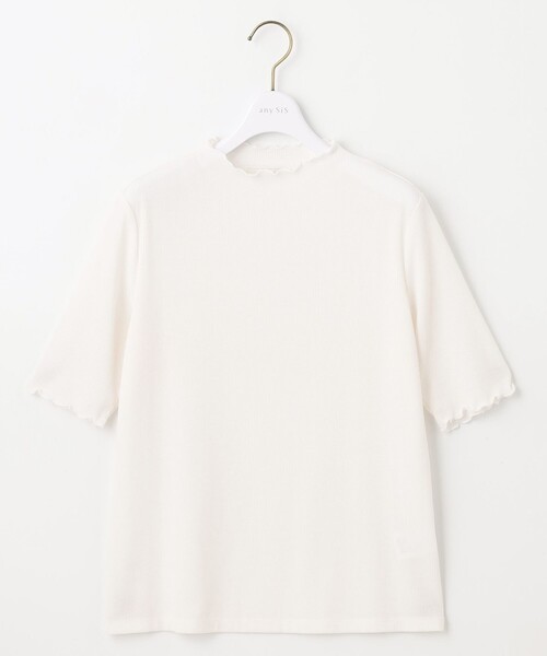 ANY SIS(エニィスィス)の「シアー インナー(Tシャツ/カットソー・レディース・アイボリー系/スカイブルー系/ライトイエロー系/グレー系/ダークグリーン系/ワイン系・4)」の22枚目の写真