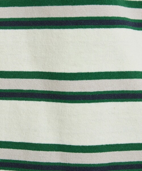 coen(コーエン)の「USAコットンマルチボーダーTシャツ(Tシャツ/カットソー・メンズ・オフホワイト/ダークグレー/ネイビー・S/M/L/XL)」の15枚目の写真