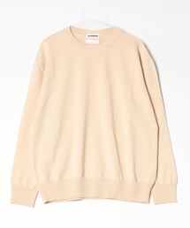 極美品◎JIL SANDER ジルサンダー 2020年製 JSPT751054 ウール カシミヤ アシンメトリー 長袖 ニット ブラウンベージュ 34 伊製 正規品 ジルサンダー レディース ニット JIL SANDER ブランド トップス