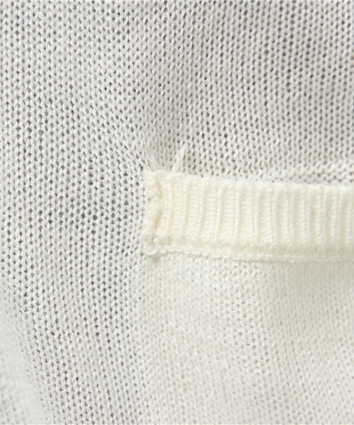 WEGO（ウィゴー）の「WEGO/ロングカーディガン（カーディガン/ボレロ・レディース・アイボリー/グレー/ブラック/カーキ・FREE）」の14枚目の写真