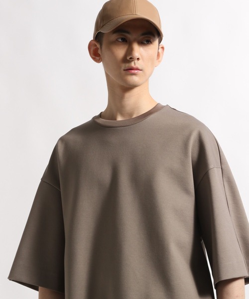 STERNBERG（スタンバーグ）の「STERNBERG/スプリットラグランプルオーバー/997288（Tシャツ/カットソー・メンズ・ブラック/モカ・MEDIUM/LARGE）」の2枚目の写真