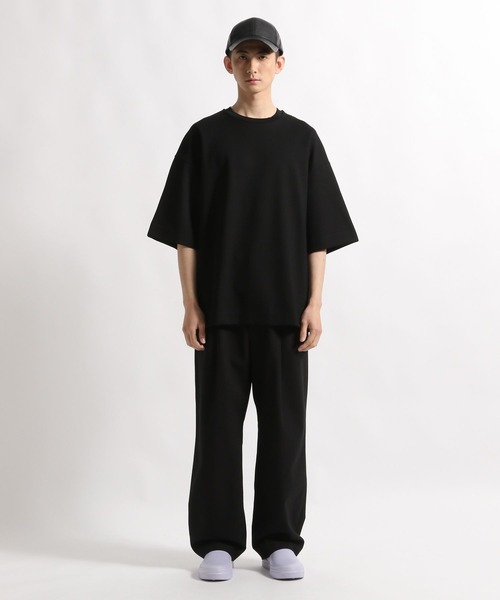STERNBERG（スタンバーグ）の「STERNBERG/スプリットラグランプルオーバー/997288（Tシャツ/カットソー・メンズ・ブラック/モカ・MEDIUM/LARGE）」の3枚目の写真